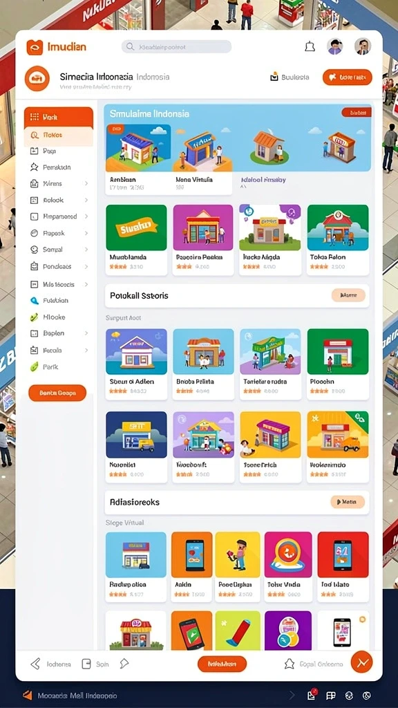 Cuplikan layar menu unduhan nenek168 untuk perangkat Android